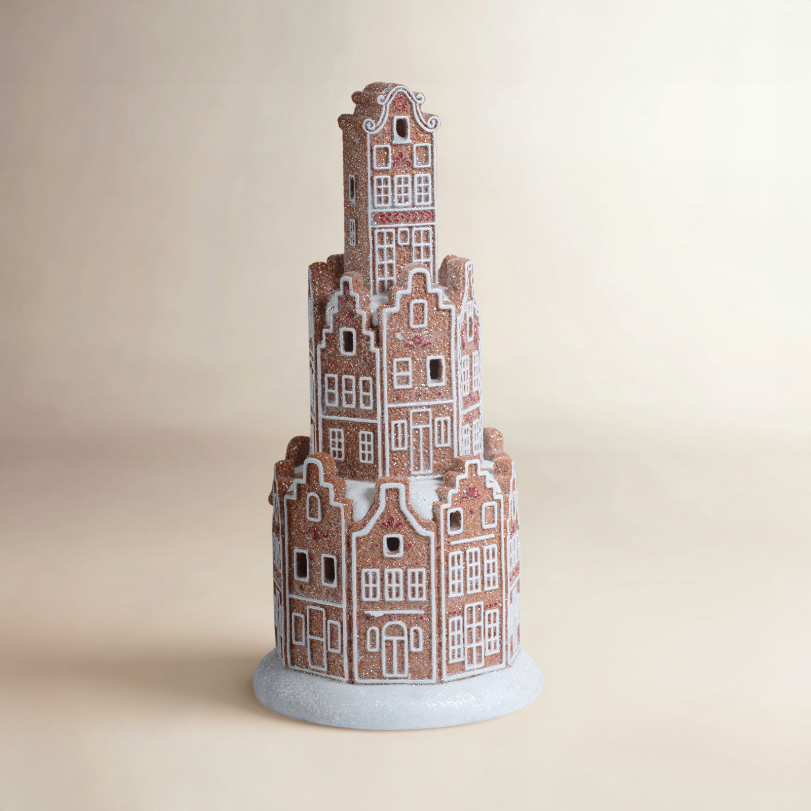 LED Holiday Gingerbread Houses