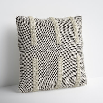 Sefarina Striped Cotton Throw Pillow