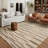 Chris Loves Julia x Loloi Polly Checkered Hand-tufted Beige/Tobacco Area Rug-63701877