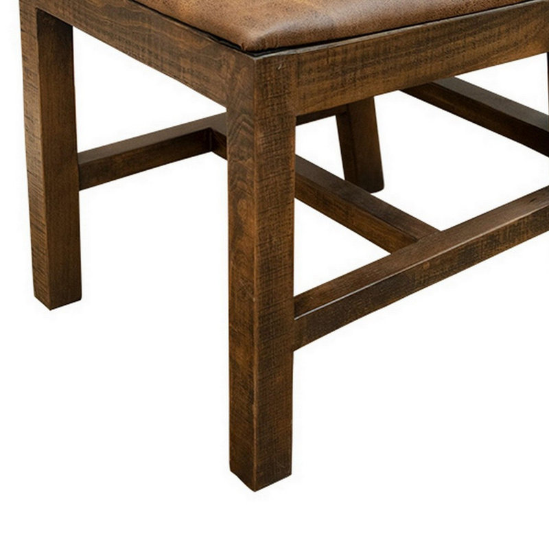 Brixham 19.5'' H Tufted Faux Leather Upholstered Dining Chair