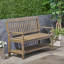 Banc de jardin en bois massif Maidstein-31939442