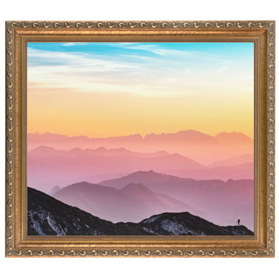 Desmarais Gold Wood Matte Picture Frame