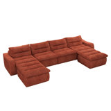 Modern Modular Sofa With Lazy Lounge Chair