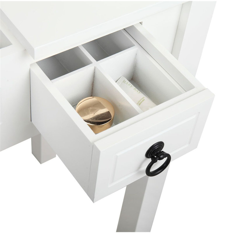 Ensemble coiffeuse avec tabouret et miroir