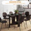HOMCOM Folding Dining Table Drop Leaf Small Spaces-2016970958