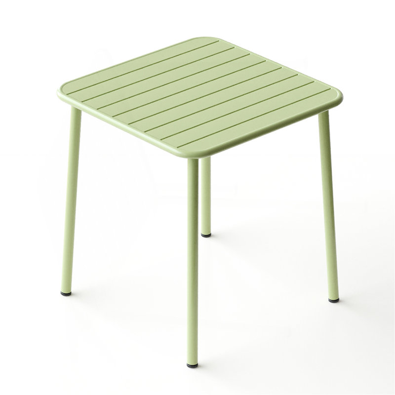 Table de salle à manger d'extérieur Sera, Vert antique