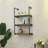 Argante 3 Piece Industrial Pipe Shelves