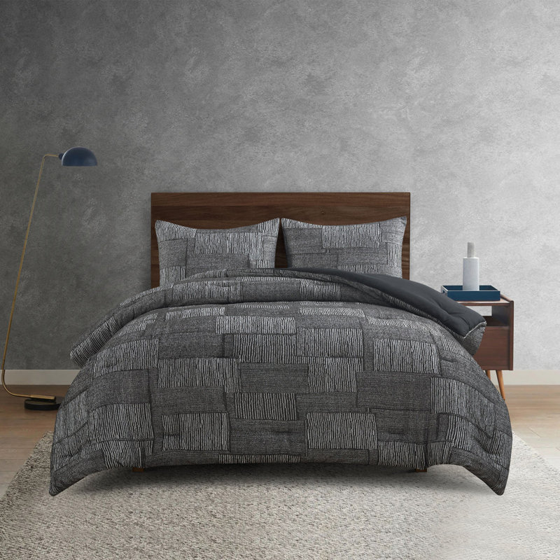 Halifax 3pc Comforter Set, Queen Comforter + 2 Shams