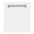 White Matte with Traditional  Style Handle