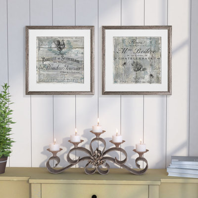 " Signs Of Paris " 2 - Pieces