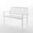  Farmhouse Wood Bench with , Durable Acacia Wood Patio Seating for Garden or Backyard, Comfortable Two-Seater Outdoor Bench for Rustic Charm and Style, -996487319