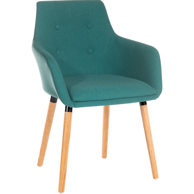 Camas Upholstered Armchair, Jade