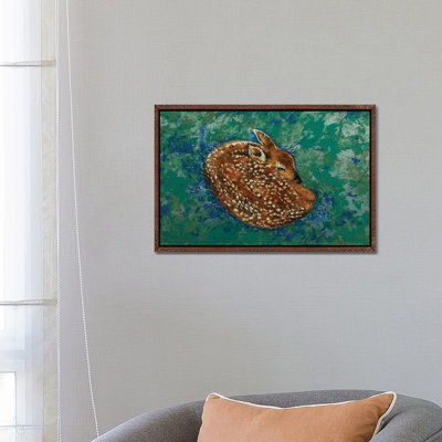 Sleeping Fawn 1 Piece Painting on Canvas