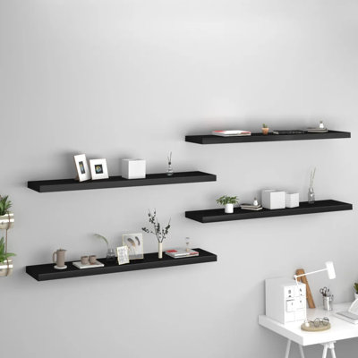 Arsis 4 Piece Metal Floating Shelf