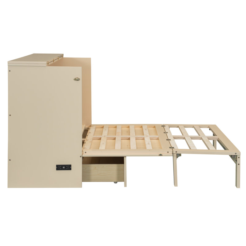Murphy Bed with Large Drawers