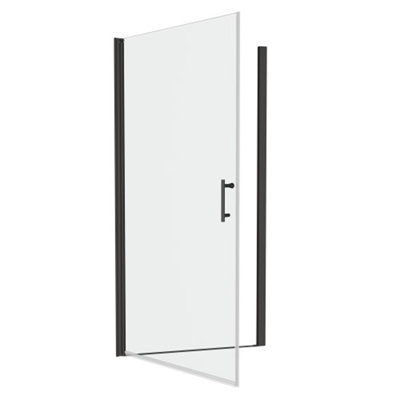 Universal Pivot Shower Door with Tempered Glass