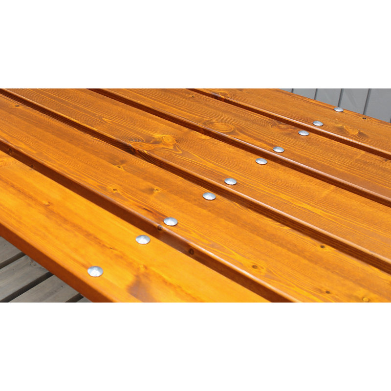 Beather Rectangular Outdoor Dining Table , cm W 444.5cm cm D, Brown