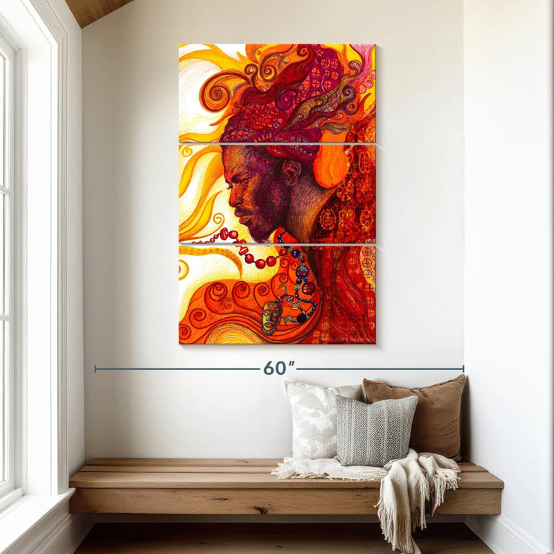 Leisha Aganju, 50" H x 32" W