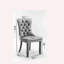 Chaise d'appoint en velours capitonné l 25,5 po Fukuichi-1046366869