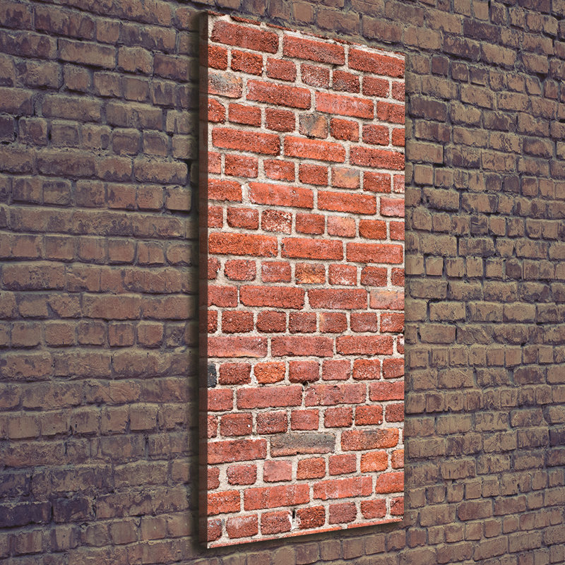 Brick Wall - Wrapped Canvas Print