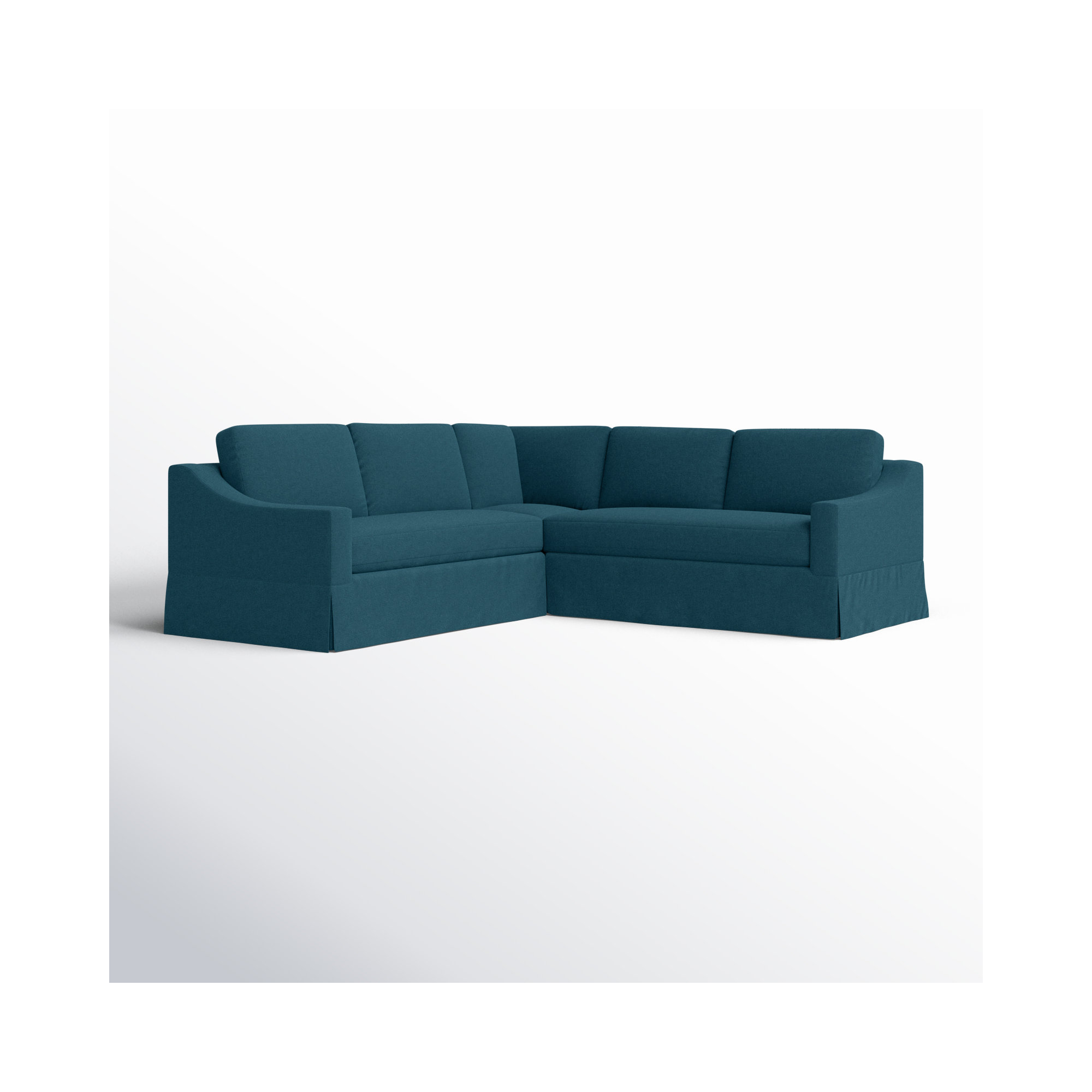 Cranbrook Upholstered L-Sectional, Bayou Midnight Canvas
