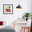 «Retro Disco Cherries Gleam», reproduction encadrée sous verre, design by Creative Studio-1121555837-1121555838