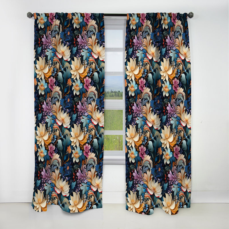 Motif de marbre Enchanted Paisley Gard, L 52 po x L 95 po