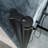 Bi-Fold Semi-Frameless Shower Doors In Matte Black With Clear Glass