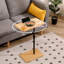 Table d'appoint de qualité, hauteur réglable, 2 niveaux avec fentes pour la table de rangement de salon et de chambre à coucher, hauteur réglable, fentes, chambre, chambre à coucher et porte-savon