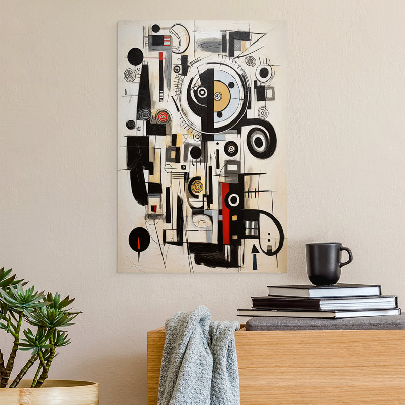 ABSTRACT Series CECLXVII - Impression sur toile seulement - NON-CADRE, H 18 po x l 12 po