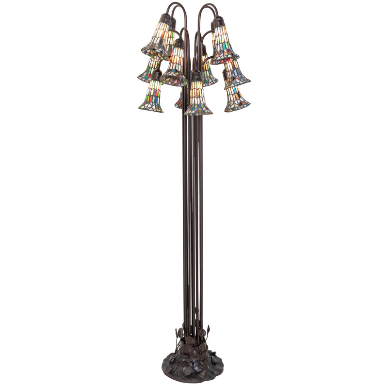 Bueche Tree Floor Lamp, Beige/Red/Green/Blue