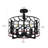 4-Light Semi Flush Mount 
