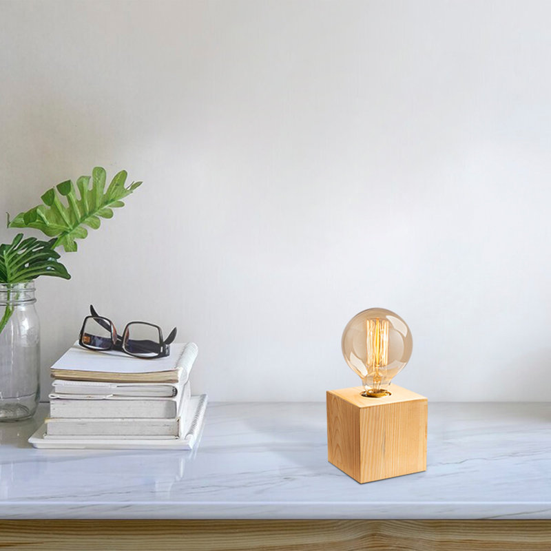 Lampe de table 3,94 po Hendrick Brown, Beige