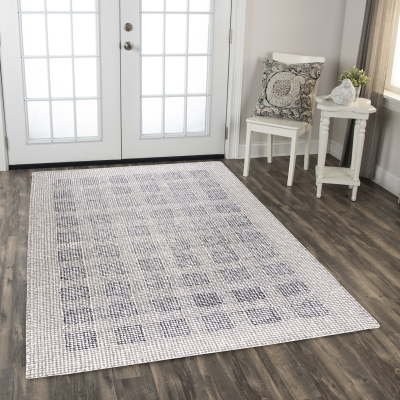 Airica Wool Geometric Indoor Rug, Rectangle 7'6" x 9'6"