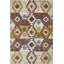 Tapis d'intérieur multicolore en polypropylène tissé à la main Raashi-568180066