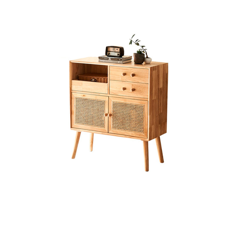 Petite armoire d'appoint moderne simple en bois massif