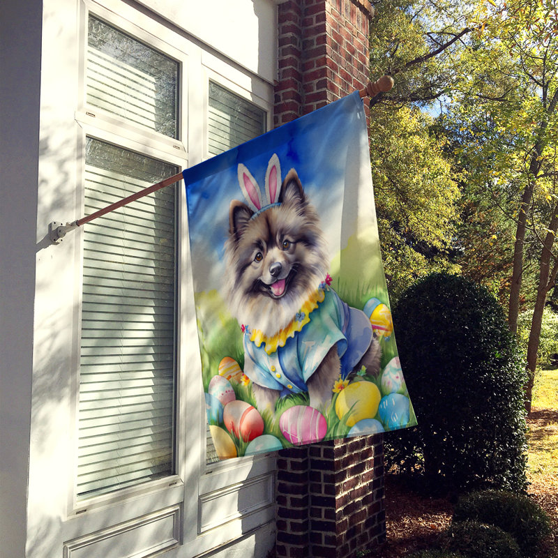 Easter Egg Hunt Double Sided 40'' H x 28'' W Polyester Easter House Flag