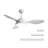 47 Inch Ceiling Fan With 22W LED Light And Remote Control 6 Speeds Reversible DC Motor White For Living Room Bedroom-1033348079-1033348078