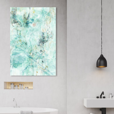 Salseo turquoise sur toile