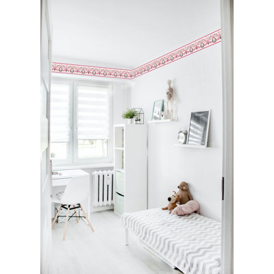 Bordure de papier peint L 15 pi x l 7 po Waverly Butterfly