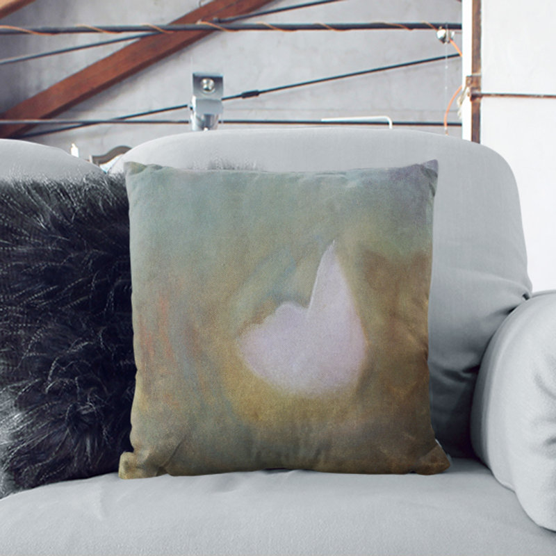 Square Throw Cushion, Black, 40cm H x 40cm W x 15cm D