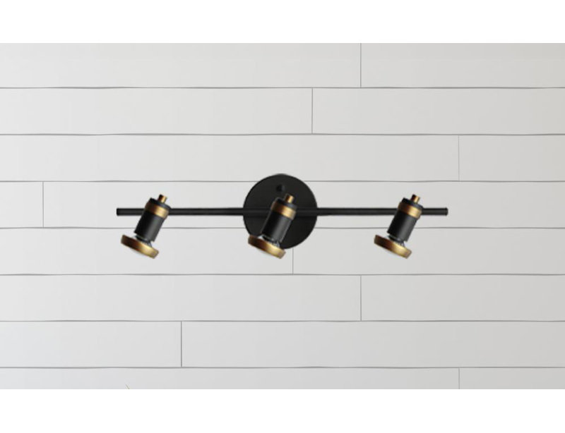 Sheldon Matte Black Cylinder LED Flush Mount Light
