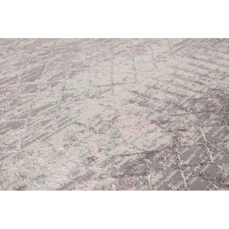 Tapis géométrique gris, Rectangle 2 pi x 3 pi