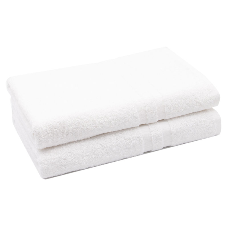 Midweight Bath Towel, White