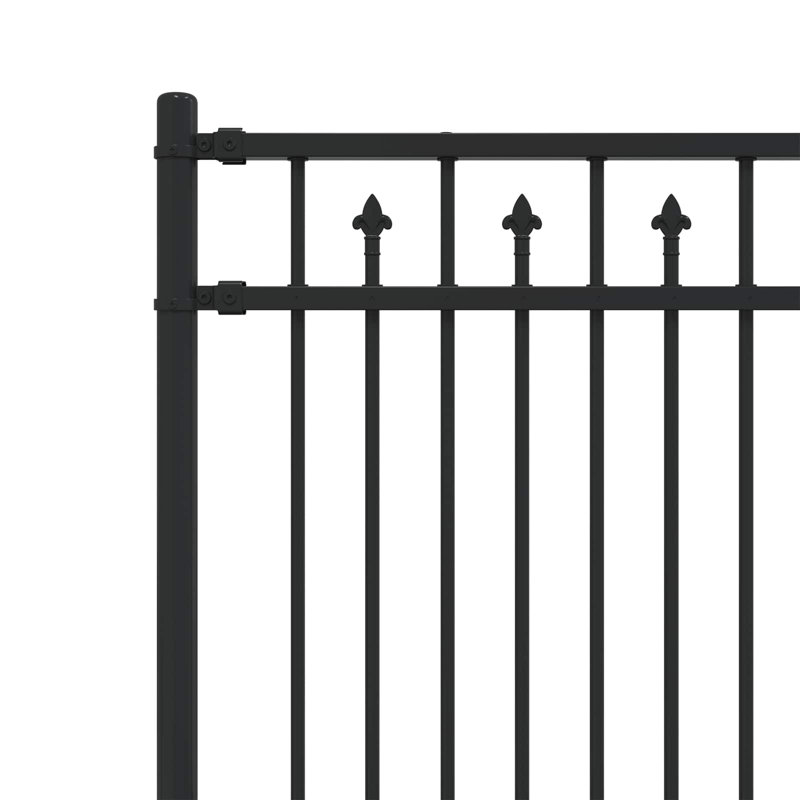 Powder-Coated Steel Fence Panels Included, 110cm H x 200cm W
