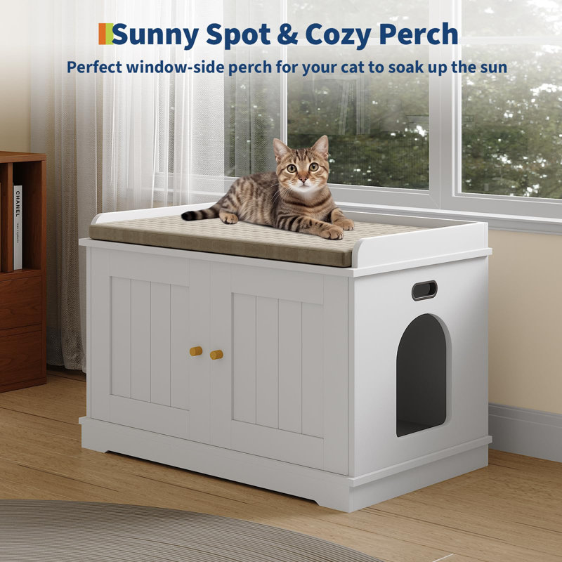 40cm H Cat Tree, White