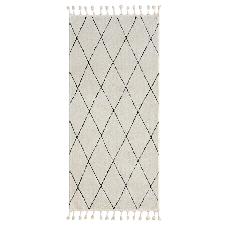Fantasy Tapis white Rug, Rectangle 100 x 200cm