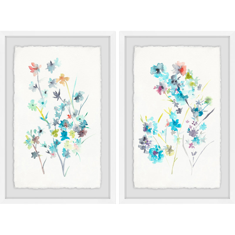 Spring Soiree III - Ensemble de 2 reproductions de cadres photo, H 12 po x l 8 po x P 1,5 po