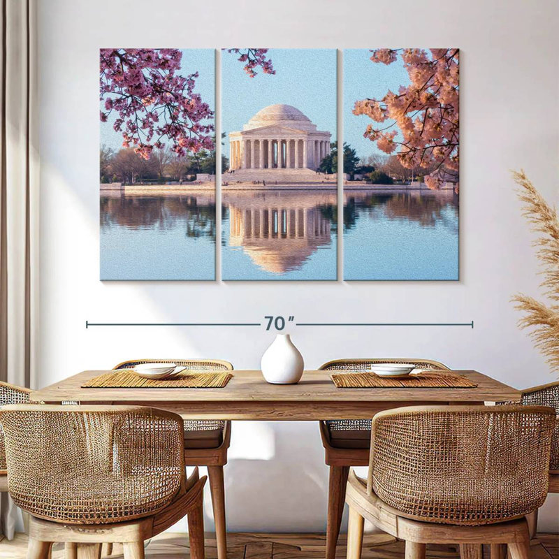 Historic Jefferson Memorial, 42" H x 65" W