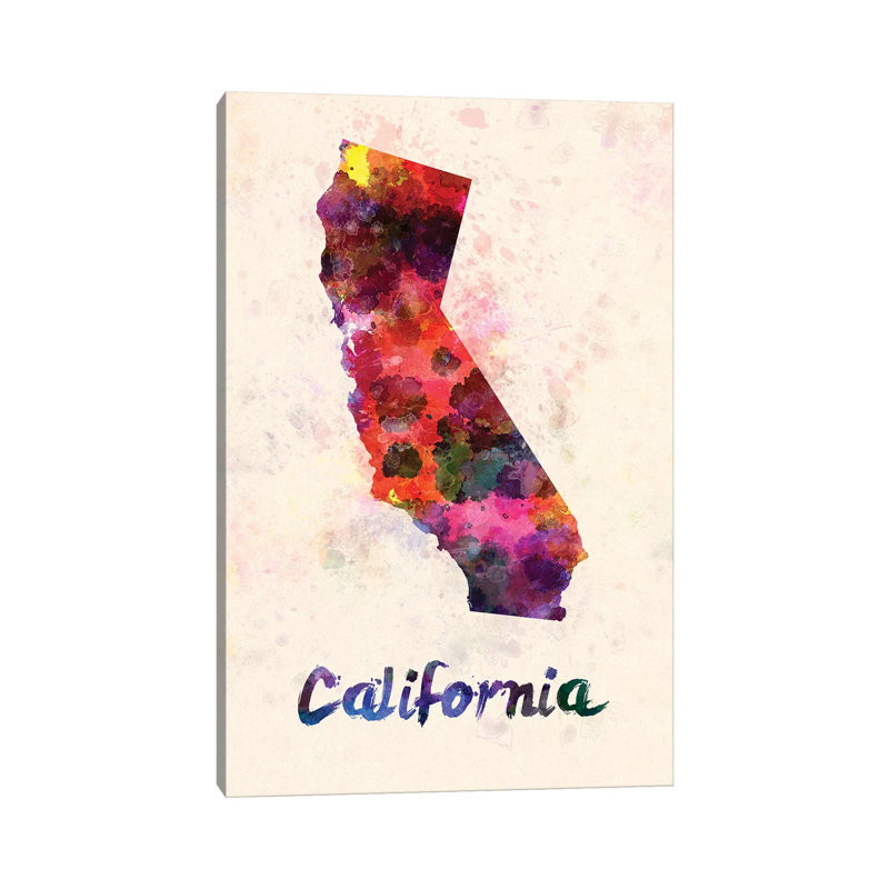 California by Paul Rommer - Wrapped Canvas Print, 101.6 cm H x 66.04 cm W